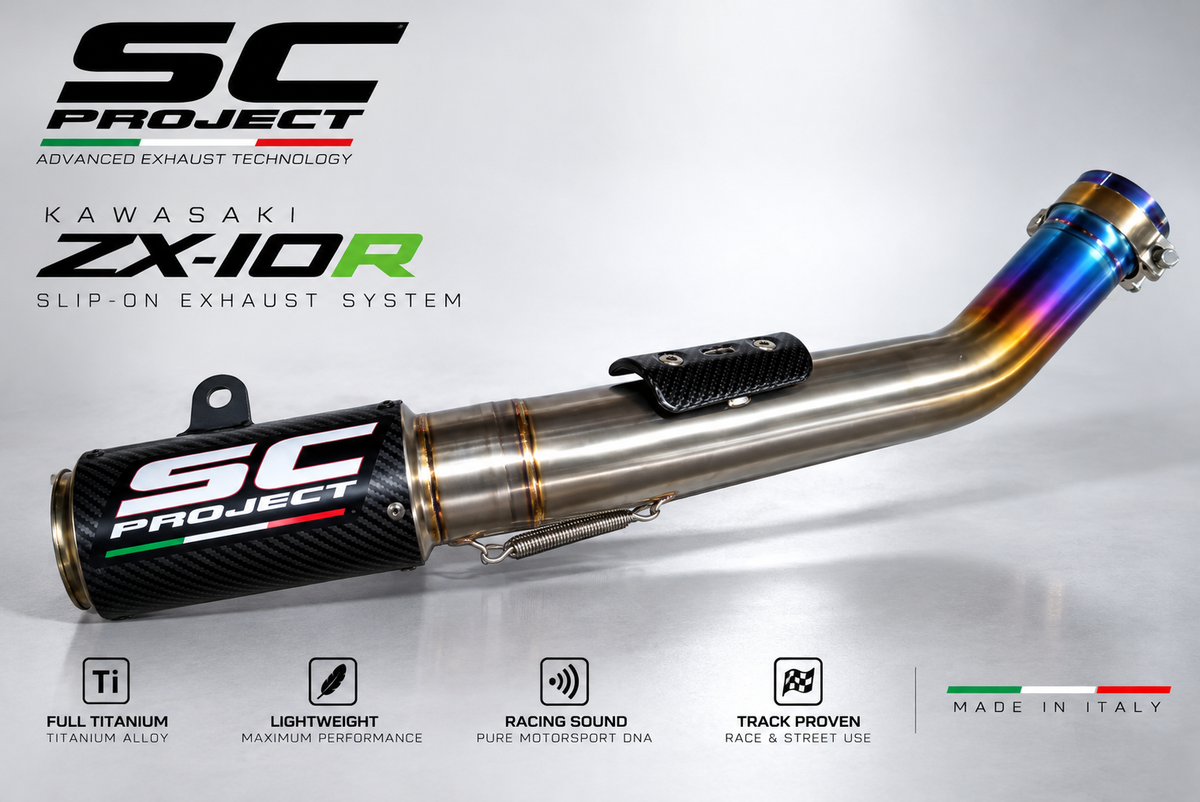 Kawasaki Ninja ZX-10R 2020-2025 Full Titanium CR-T Exhaust System | High Performance