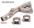 Tubo Intermedio / Link Pipe para Escape de Yamaha YZF-R6 – Compatible con Modelos 2006–2016