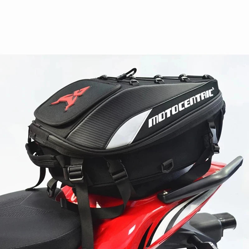 MOTOCENTRIC Mochila y Bolsa Trasera para Moto 37L