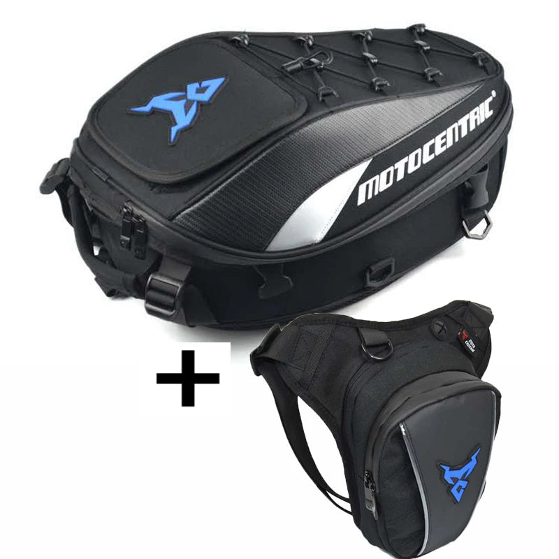 MOTOCENTRIC Mochila y Bolsa Trasera para Moto 37L