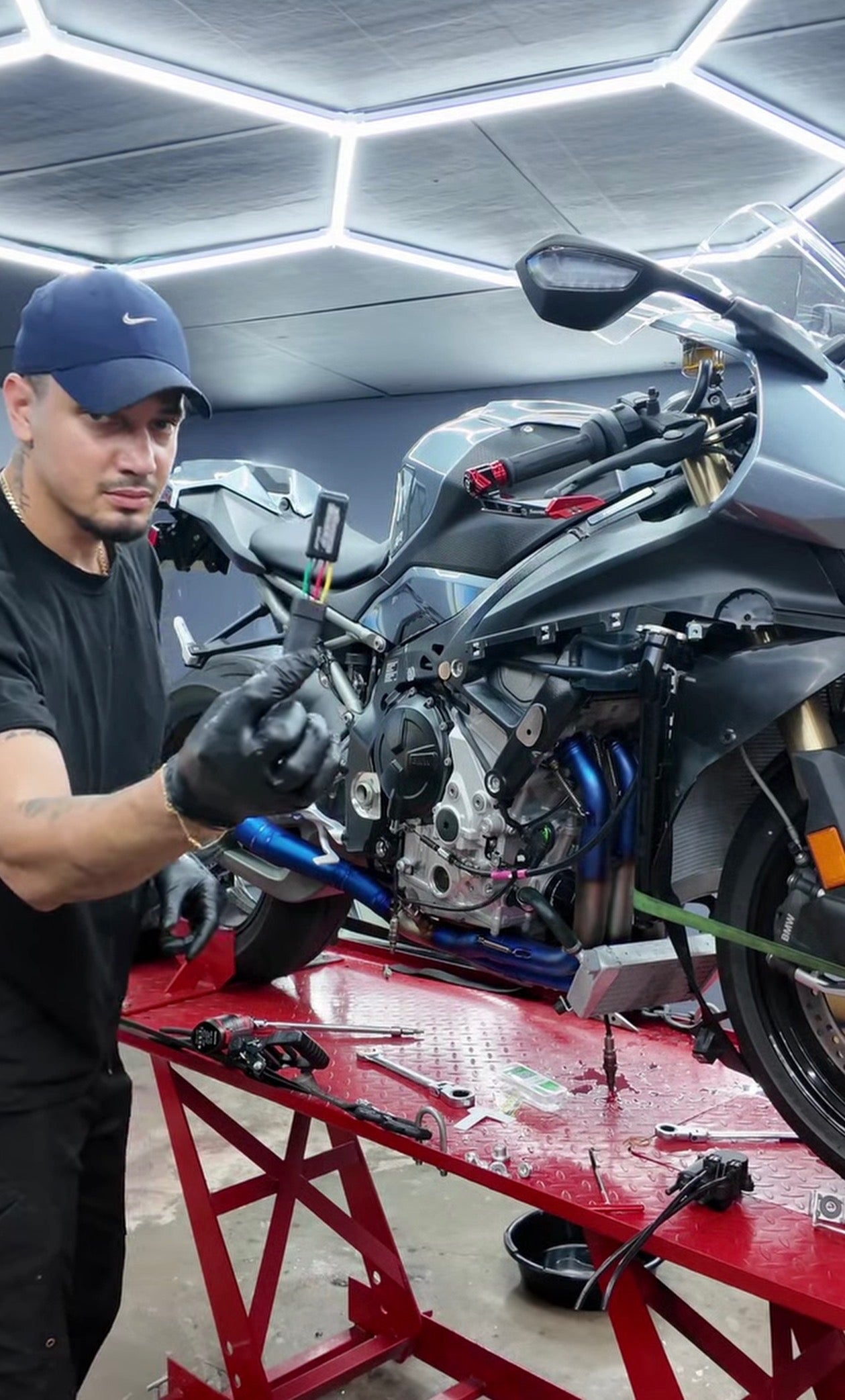 Full System 60mm Alto Rendimiento + Servo Delete BMW S1000RR / S1000R 2019-2026
