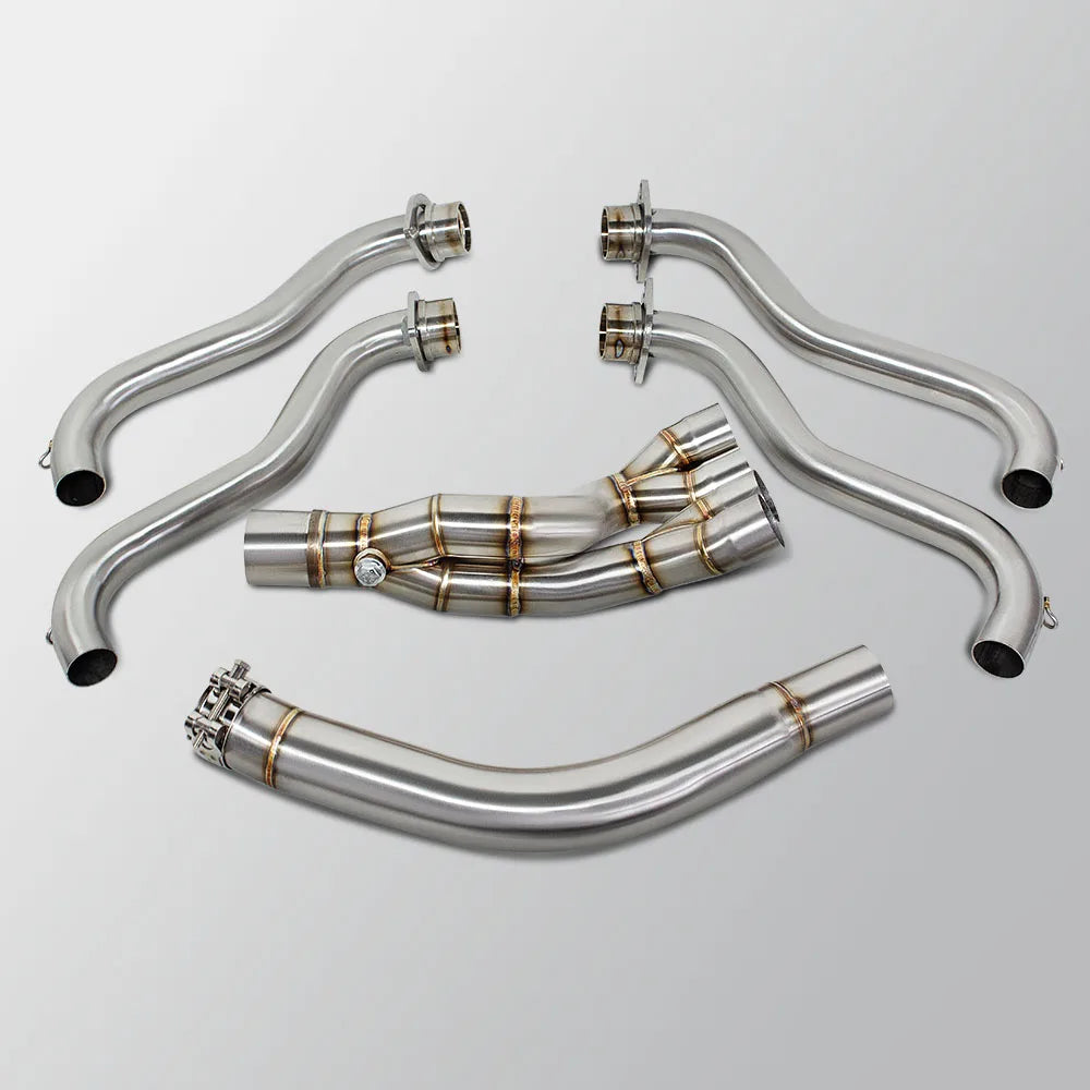 Exhaust Header Pipe for Suzuki GSX-R600 (2011–2025), GSX-R750 (2011–2025) & GSX-S750 (2017–2023) OEM Style Stainless Steel