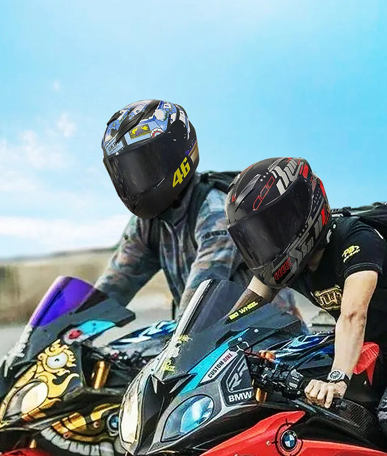 Casco Integral Unisex para Moto – Invierno, Seguro y para Todo Clima