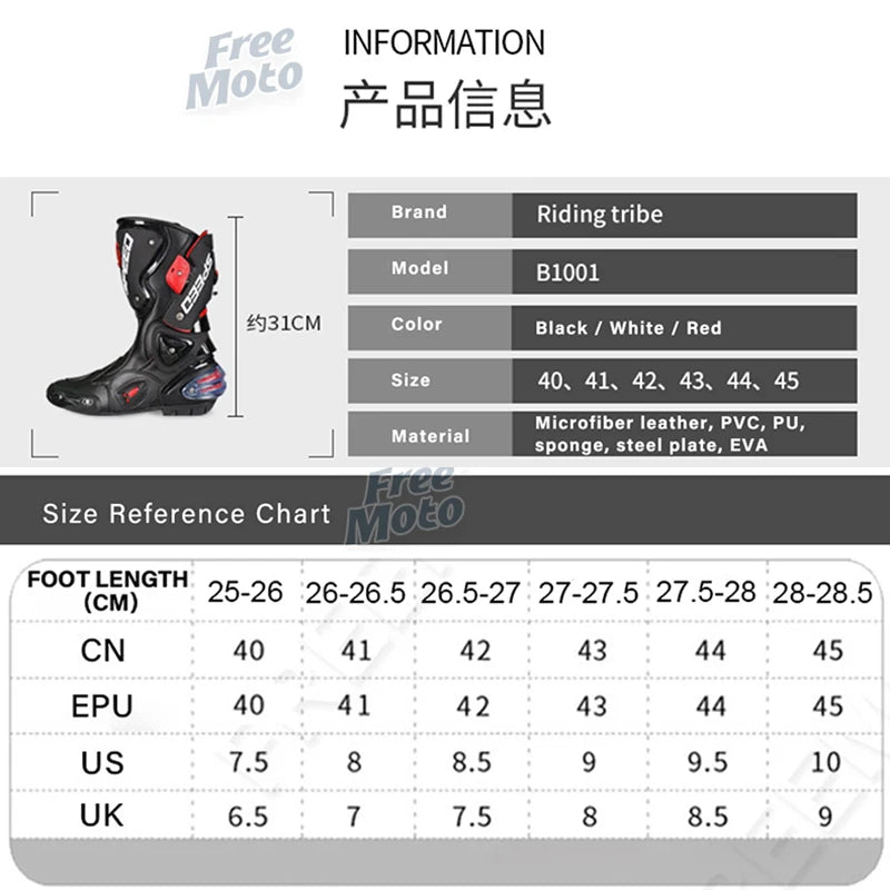 Botas de Moto Riding Tribe para Hombre – Racing / Off-Road
