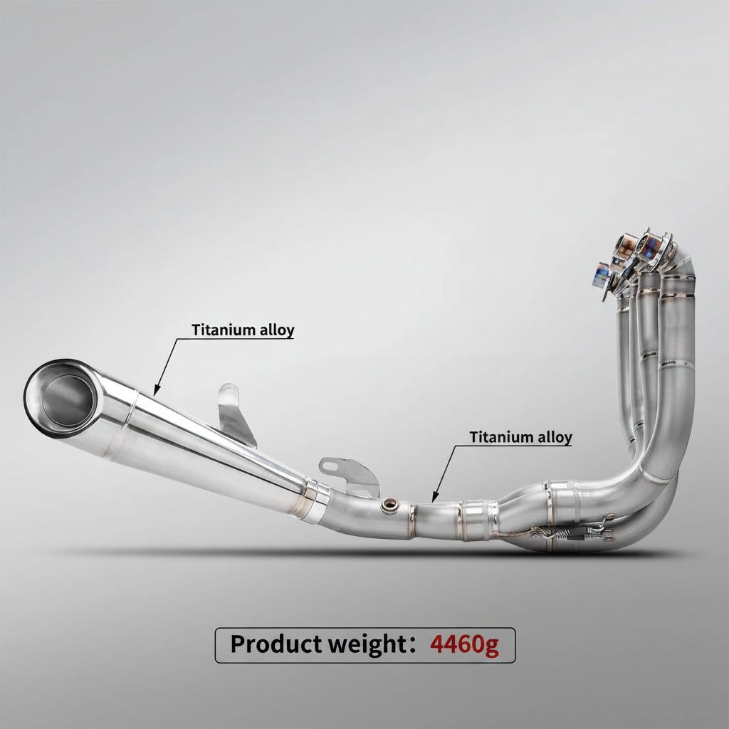 Kawasaki Ninja H2 / H2R 2015-2025 Full Titanium Exhaust System (Cat Delete) | High Performance