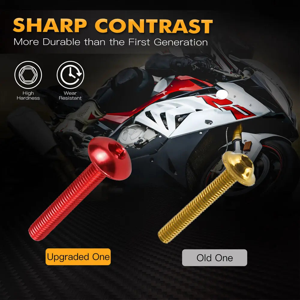 🔥 Kit 190PCS Tornillos y Grapas de Carenado Para Suzuki GSX-R 600 / 750 / 1000 (K1-K10) 🔥