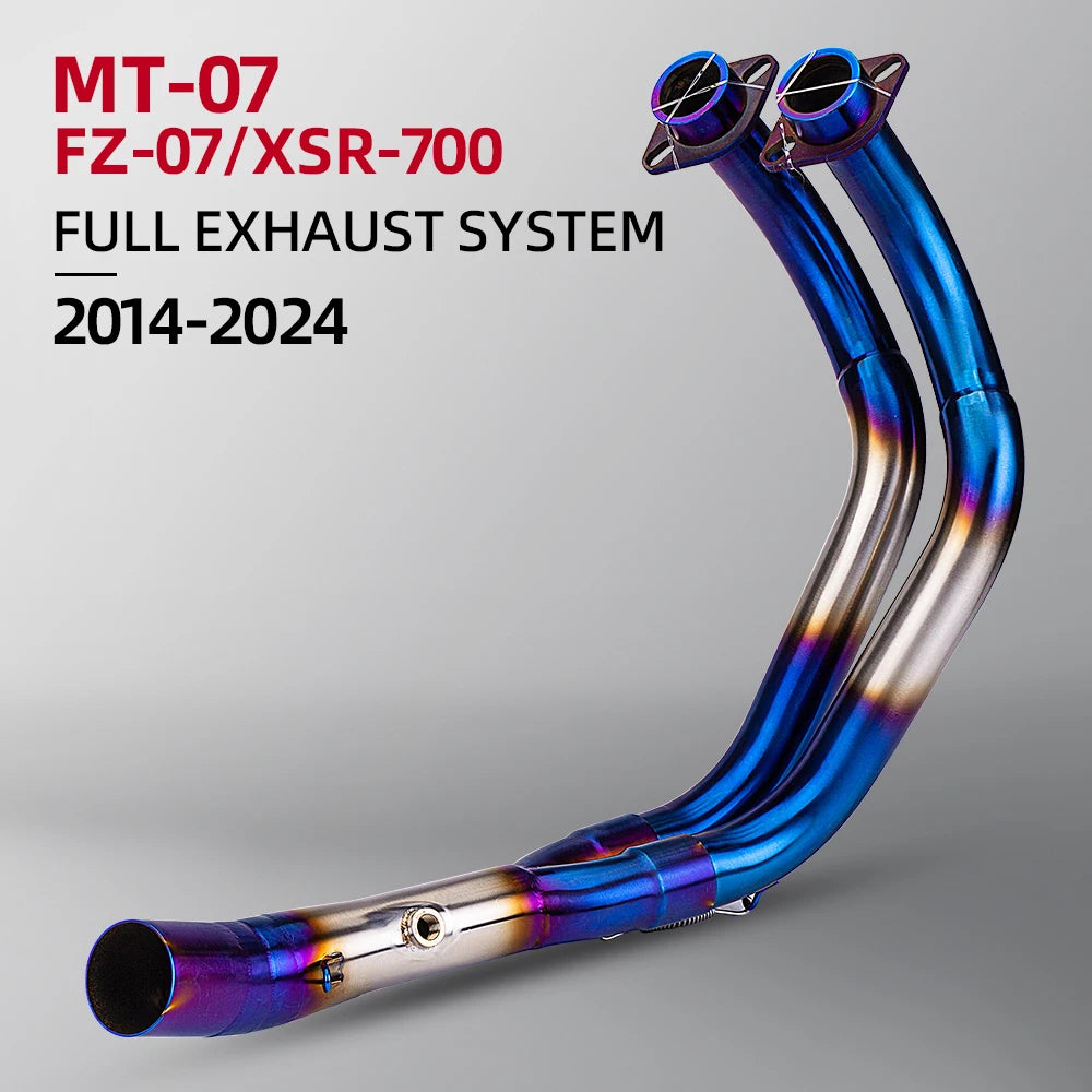 Sistema de Escape Slip-On con DB Killer para Yamaha MT-07, FZ-07 y R7 (2014-2025)