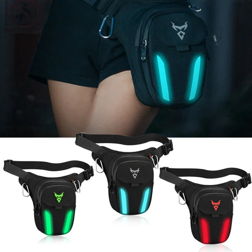 Bolsa Pierna LED Impermeable para Moto