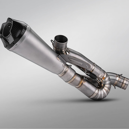 Ducati Panigale V4 / V4 S / V4 R & Streetfighter V4 / V4 S Titanium Cat Delete Mid-Pipe (2018–2024) ⭐
