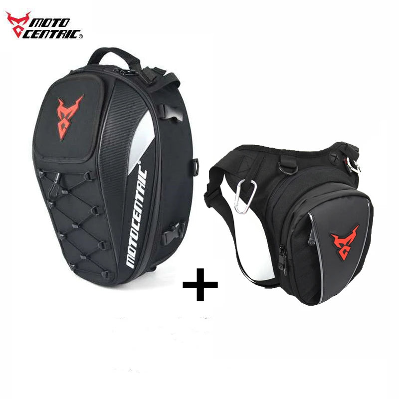 MOTOCENTRIC Mochila y Bolsa Trasera para Moto 37L