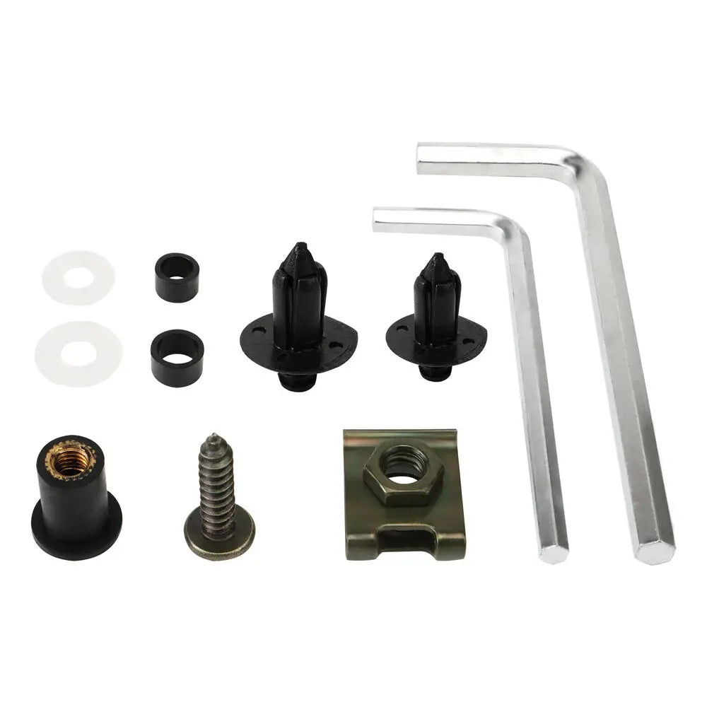 🔥 Kit 190PCS Tornillos y Grapas de Carenado Para Suzuki GSX-R 600 / 750 / 1000 (K1-K10) 🔥