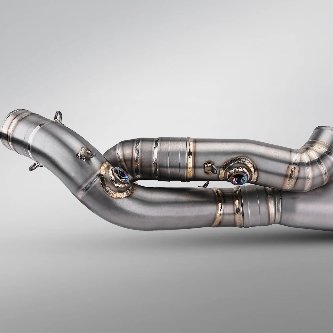 Ducati Panigale V4 / V4 S / V4 R & Streetfighter V4 / V4 S Titanium Cat Delete Mid-Pipe (2018–2024) ⭐