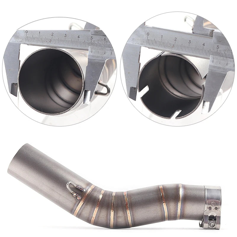 Slip-On + Middle Link Pipe para Suzuki GSX-R1000 (2005-2006) – Sistema de Escape Acero Inoxidable 51 mm