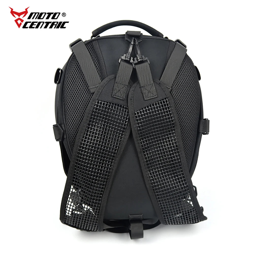 Bolsa Trasera MOTOCENTRIC 37L Impermeable – Alta Capacidad para Casco