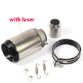 Escape Universal para Motocicleta en Fibra de Carbono CNC – Compatible con Kawasaki Z900 / Yamaha FZ6 / KTM RC390 / BMW S1000XR