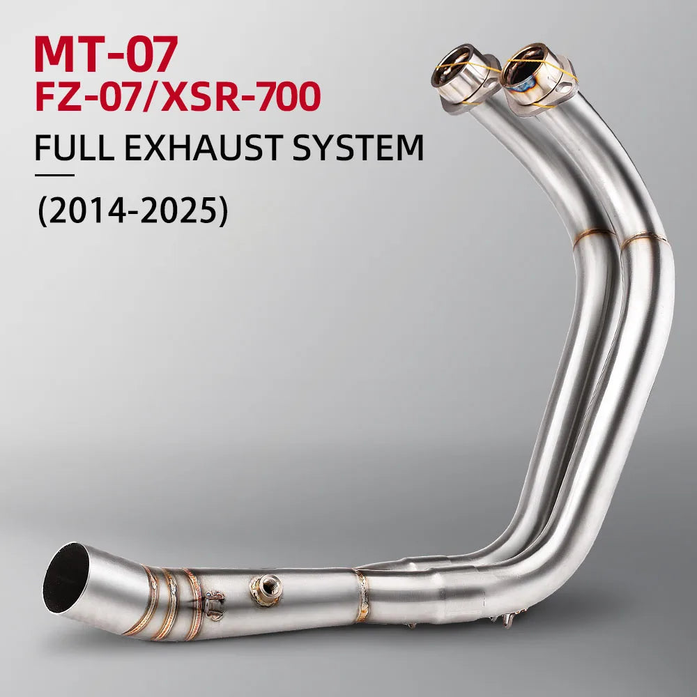 Sistema de Escape Slip-On con DB Killer para Yamaha MT-07, FZ-07 y R7 (2014-2025)