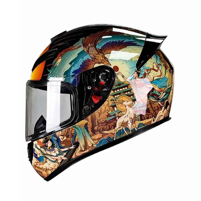Casco Integral Unisex para Moto – Invierno, Seguro y para Todo Clima