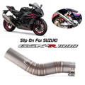 Slip-On + Middle Link Pipe para Suzuki GSX-R1000 (2005-2006) – Sistema de Escape Acero Inoxidable 51 mm