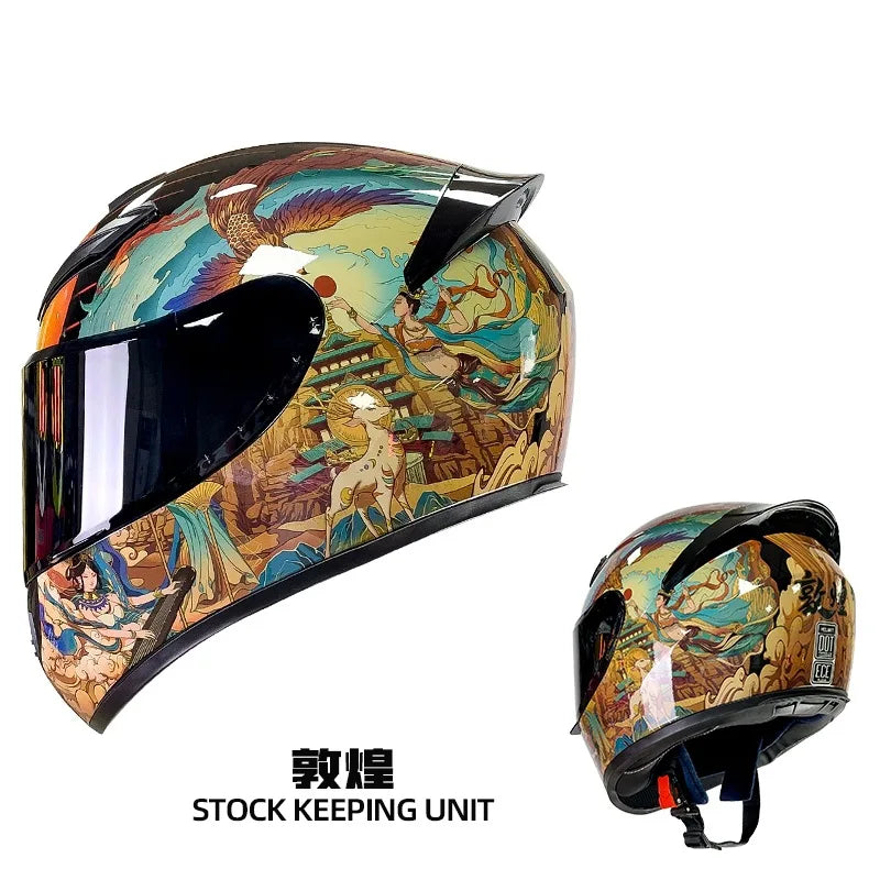 Casco Integral Unisex para Moto – Invierno, Seguro y para Todo Clima
