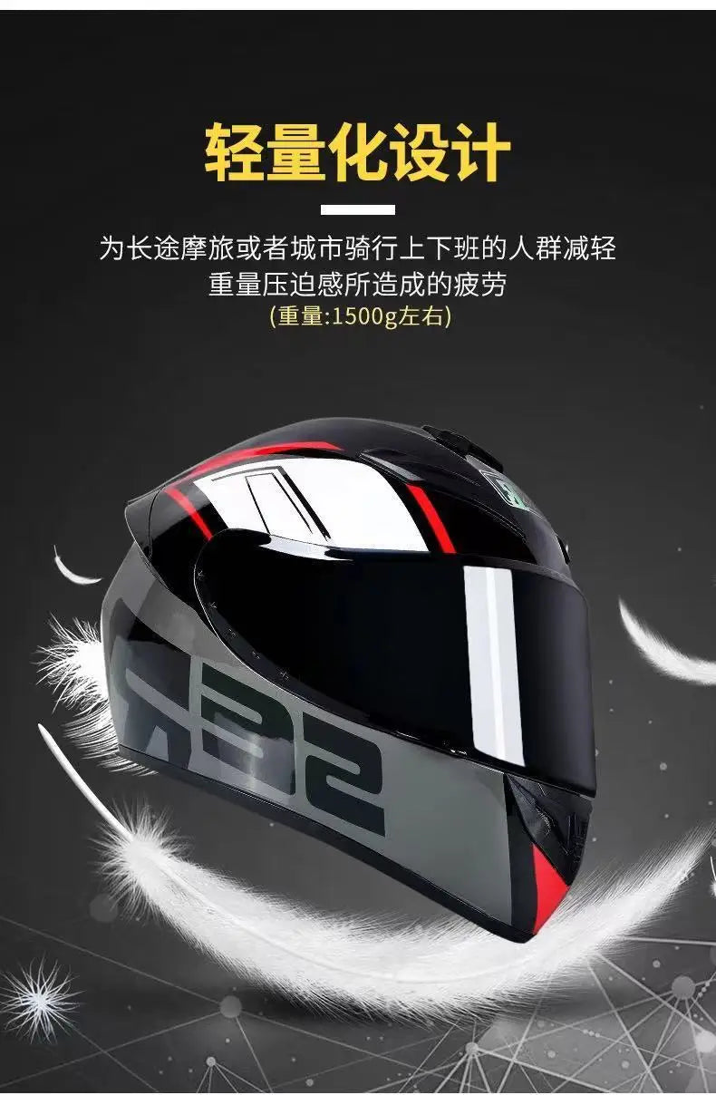 Casco Integral Unisex para Moto – Invierno, Seguro y para Todo Clima