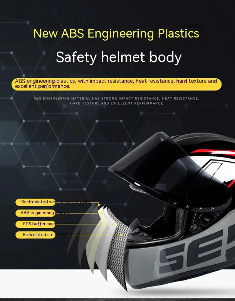 Casco Integral Unisex DOT Certificado – Máxima Seguridad y Estilo