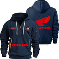 Sudadera Honda con Media Cremallera Unisex – Estilo Deportivo Primavera/Otoño 2025