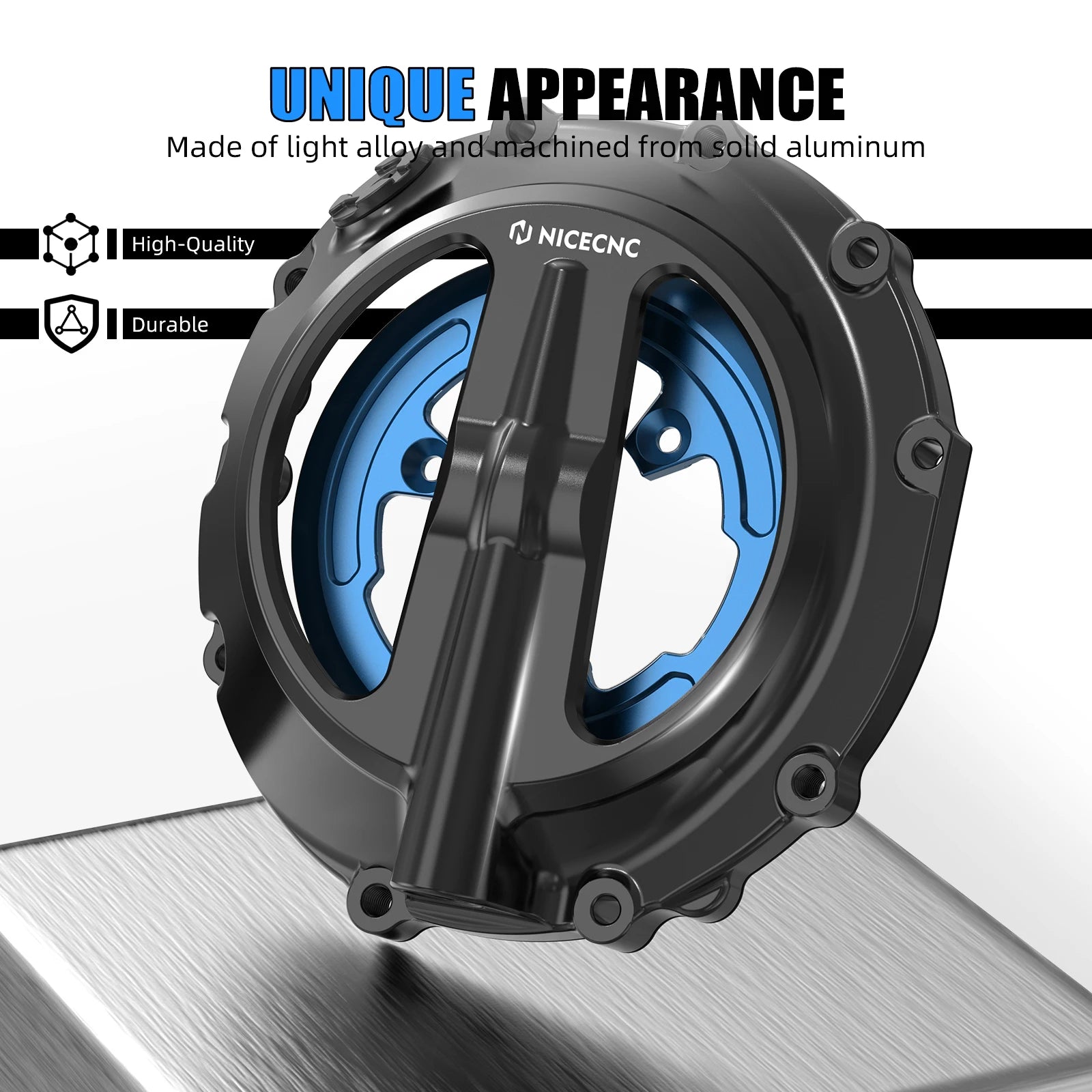 Tapa de Embrague Transparente Racing para BMW S1000RR, S1000R, S1000XR y M1000 (2019-2026)