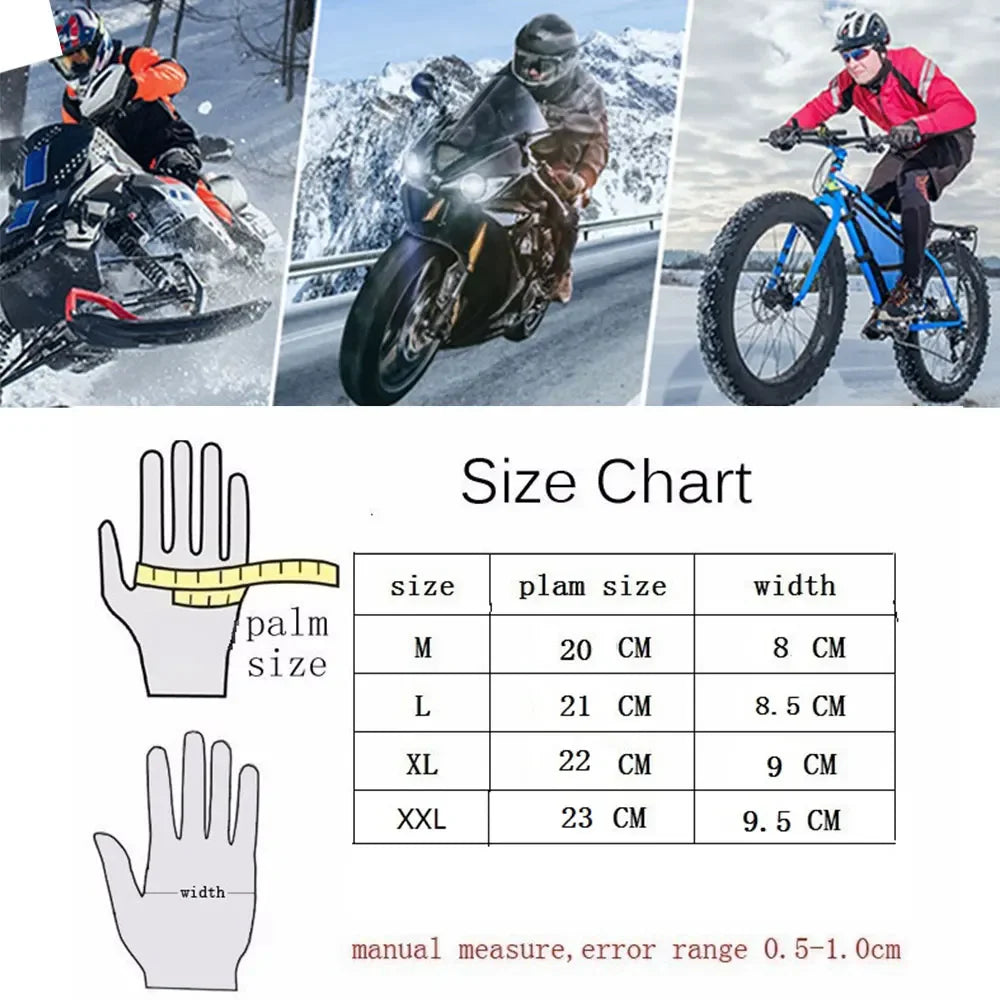 Guantes de Moto de Cuero Racing – Negro/Blanco/Rojo, Verano e Invierno