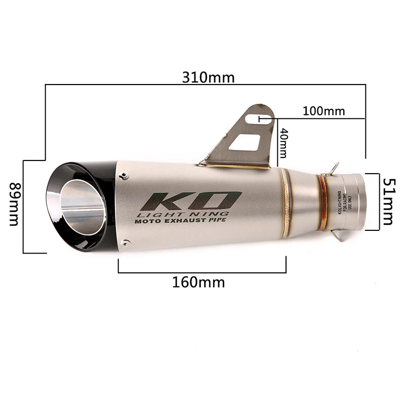 Sistema de Escape Slip-On con DB Killer para Yamaha MT-07, FZ-07 y R7 (2014-2025)