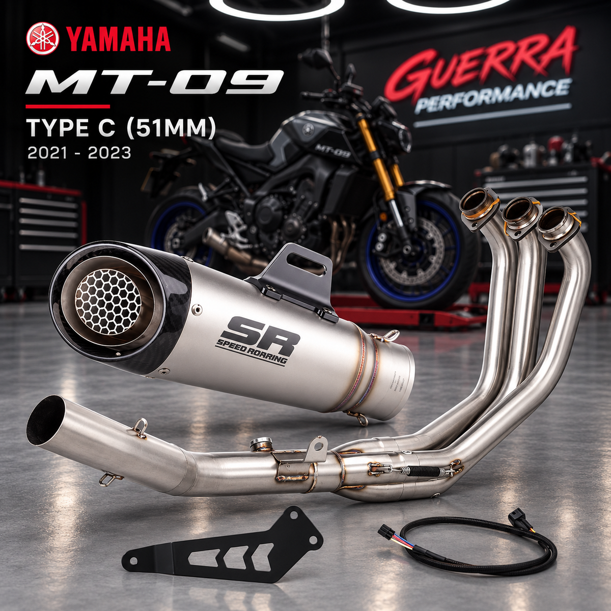YAMAHA MT-09 2021–2023 — PERFORMANCE EXHAUST SYSTEM